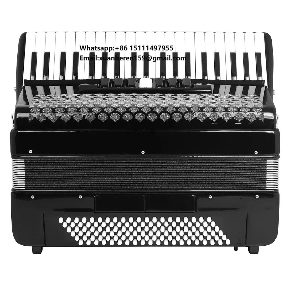 

Piano Accordion Plastic ZH-41K-120BS Musical Instruments Official Genuine Parrot 41 Keys 120 Bass Adult Beginner Instrument Four