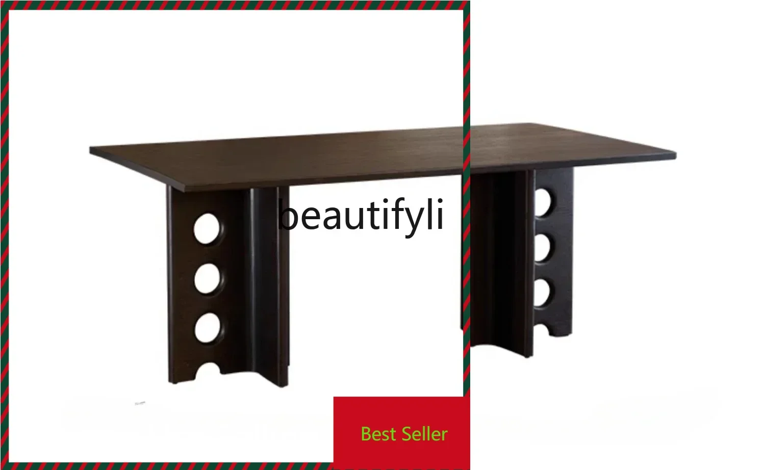 

G1218 North American Oak Designer Medieval Office Conference Desk All Solid Wood Four-Six Long Dining Table