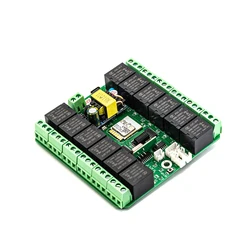 Tuya 12 Way Relay Switch Module DC 7-27V AC 85-250V WiFi/Zigbee Wireless Smart Home Remote Control Switch with RF 433MHZ