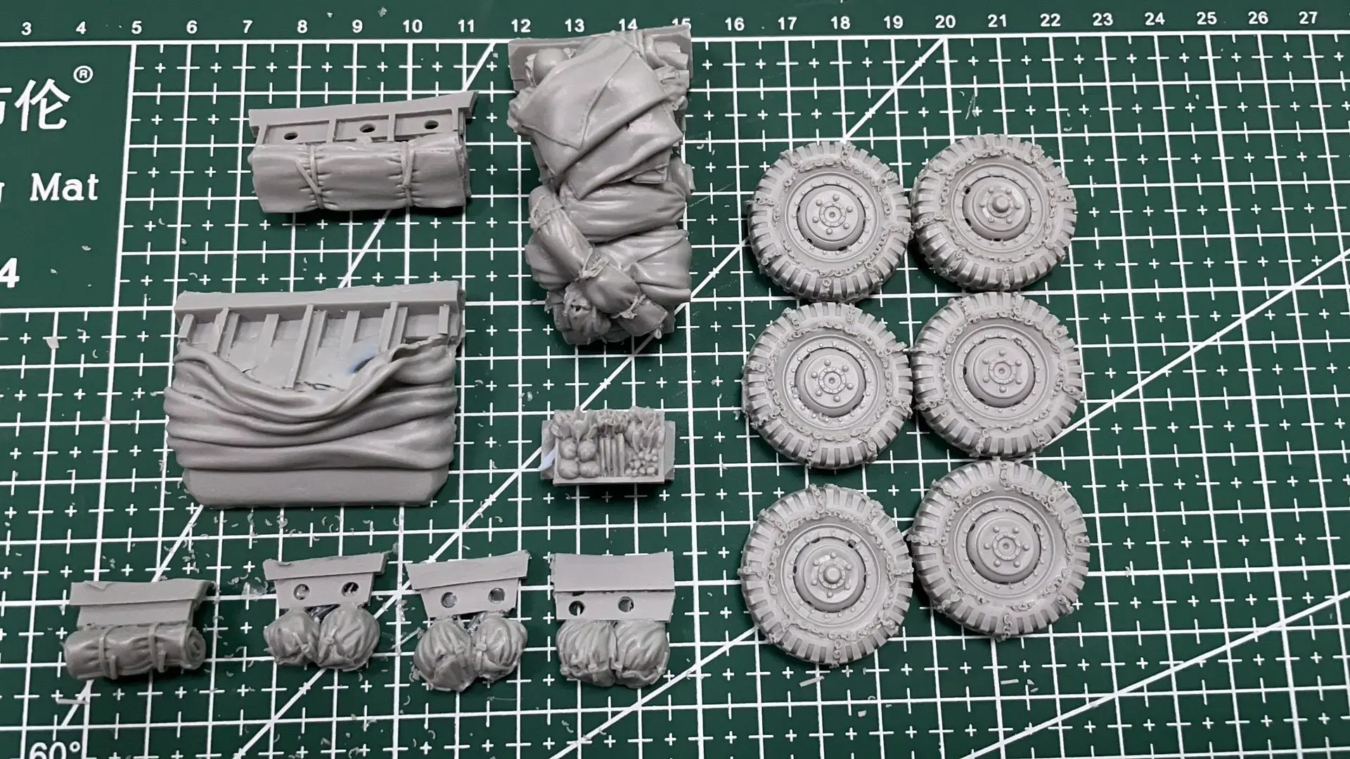 1:35 Scale Resin Die-cast Armored Vehicle Tank Chariot Parts Modification Does Not Include Unpainted Tank Model US M20
