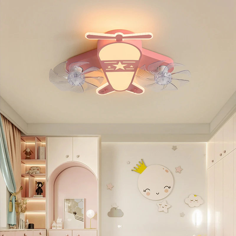 

2024 Modern Minimalist Creative Children's Room Cartoon Invisible Silent Toy Airplane Lighting Decorative Lights