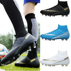 IFIKK Soccer Cleats Youth Football Boots High-top Spikes Football Shoes Outdoor/Indoor Professional Football Training Sneakers