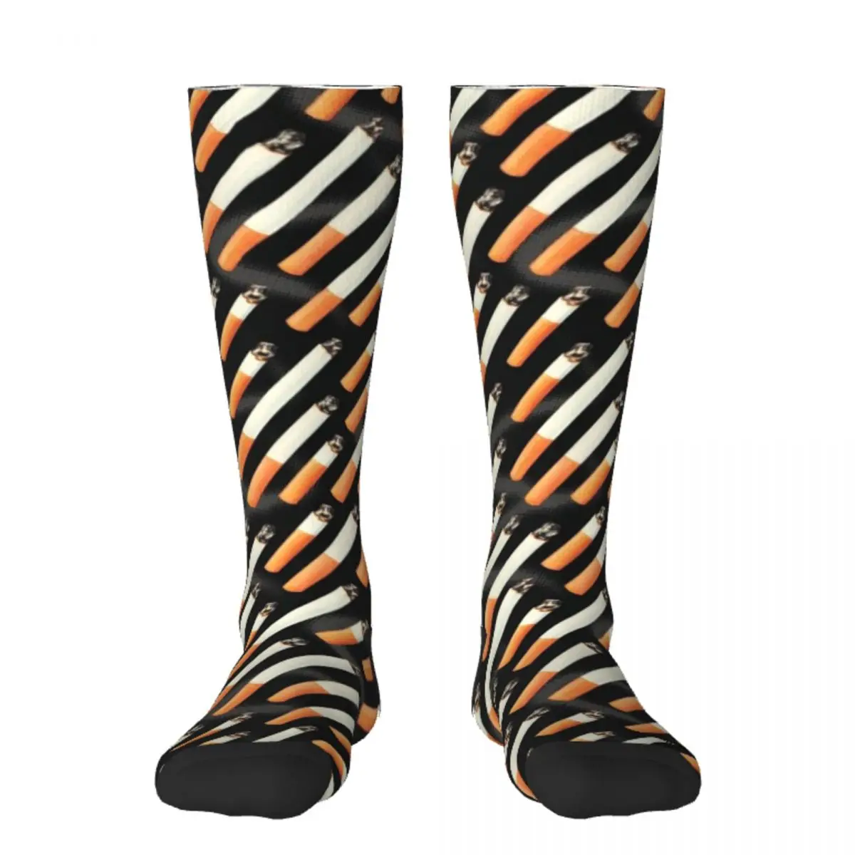 

Cigarette Pattern - Black Socks hip hop Children's Toe sports ankle Socks Men Women's