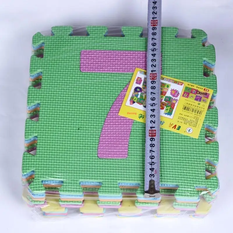 Non Toxic PE Foam Play Mat Alphabet Number Puzzle Mat Educational Baby Crawling Pad Kids Playroom Activity Supplies view 4