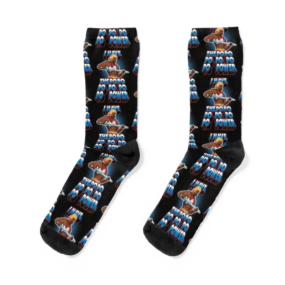 

I Have The PoPoPoPoPoPoPOWER - Terry Heman Crews Socks hiking ankle short Luxury Woman Socks Men's