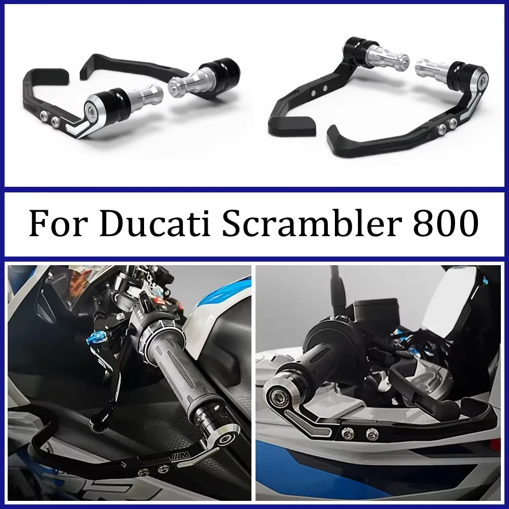 

for DUCATI Scrambler 800 2015-2023 Motorcycle handlebar brake clutch guard rod CNC material protection device