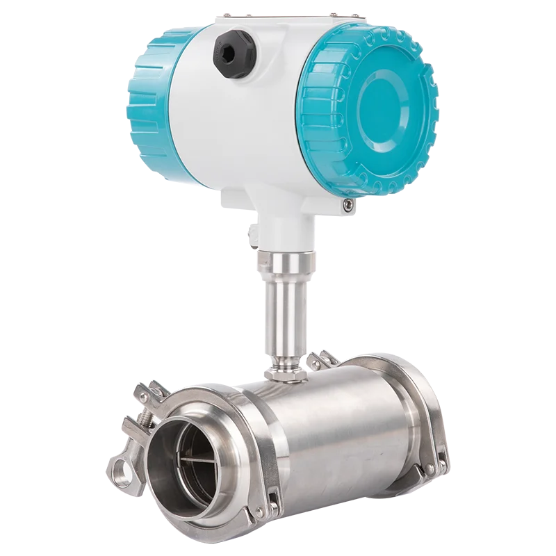 

Clamp Sanitary Turbine Flow Meter for Food Pharma Non-Invasive Installation Digital Display CE Certified Water/Liquid/Oil OEM