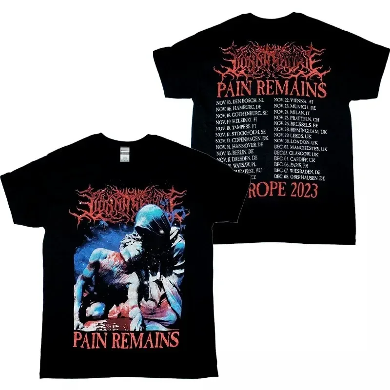 Lorna Shore Pain Remains European Tour 2023 T-Shirt Black All size S-5