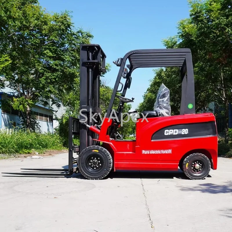 Factory Wholesale Price 2 Ton 48V 200Ah Small New Electric Forklift  CE Certified Heavy  Duty For  Warehouse Logistics For  Sale