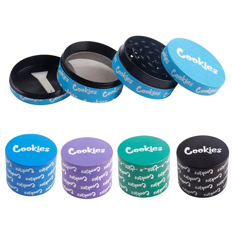 1Pc 40mm 4 Layer Metal Tobacco Grinder Zinc Alloy Herb Grinder Leaf Herbal Herb Smoke Spice Crusher Hand Muller Smoking