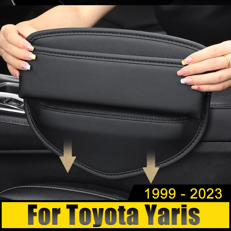 

Car Seat Crevice Slot Storage Box Gap Bag Built-in Cover Case For Toyota Yaris 1999-2015 2016 2017 2018 2019 2020 2021 2022 2023