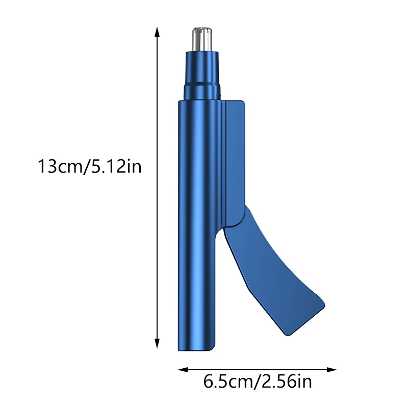 คู่มือจมูกผมTrimmerเครื่องโกนหนวดสแตนเลสผู้ชายสะอาดจมูกผมTrimmerแบบพกพาเครื่องโกนหนวดมีดโกนจมูกและหูTrimmer