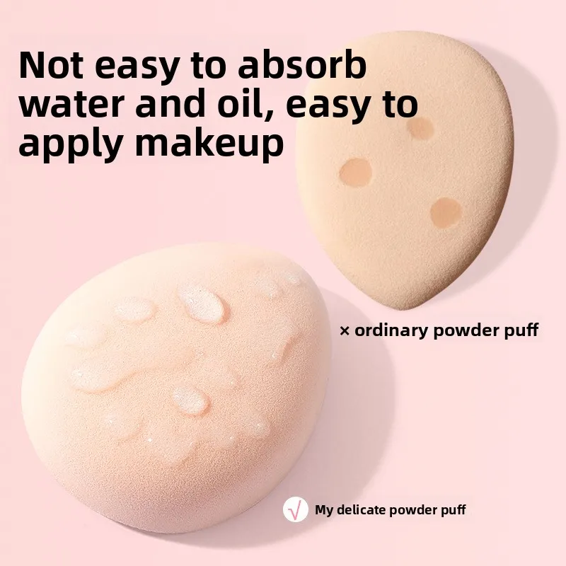 5 個ミニフィンガーパフファンデーション小さなエアクッションパウダースポンジフェイスコンシーラー BB クリーム化粧品アプリケーターメイクアップツール