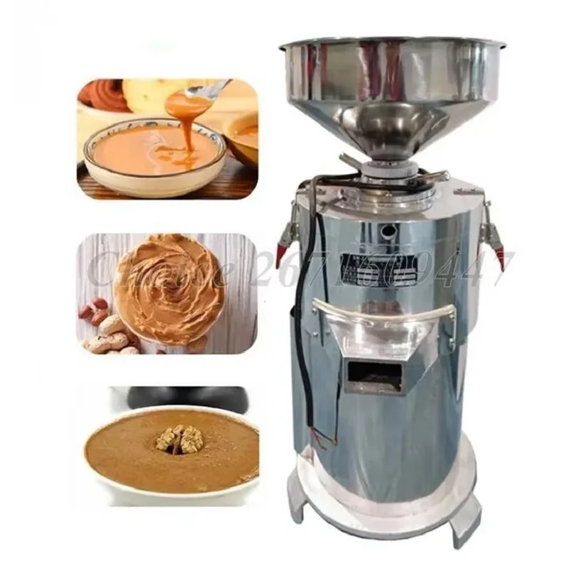 Electric Stainless Steel Nut Butter Maker 110&220V Commercial Home Peanut Sesame Almond Soy Paste Grinding Crusher