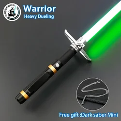 TXQSABER Warrior New Lightsaber Metal Hilt Heavy Dueling Proffie 2.2 Light Sword SNV4 Neo Pixel Laser Cosplay Toy For Adult