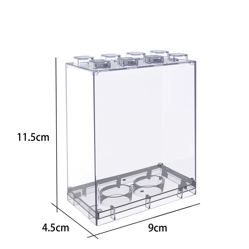 2pcs Alloy Toy Car Storage Rack Clear Hand-Made Building Blocks Cabinet Display Storage Box Car Model Storage Box For Lego Toys