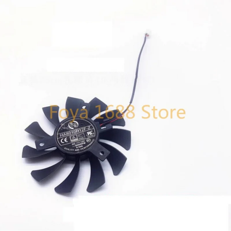 For MSI/MSI GTX 750ti 750 740 ITX Graphics Card Cooling Fan HA8010H12F-Z Parts image 3