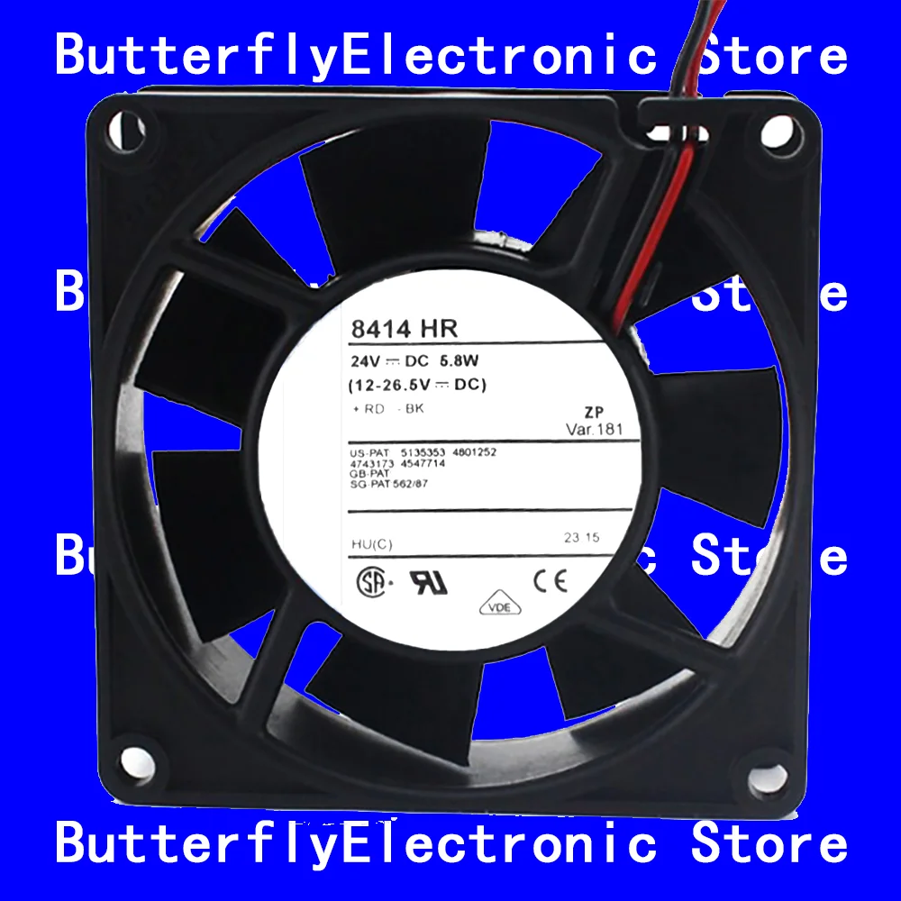 

NEW ORIGINAL 8414HR 8414 HR 24VDC 5.8W COOLING FAN 8025 80*80*25MM
