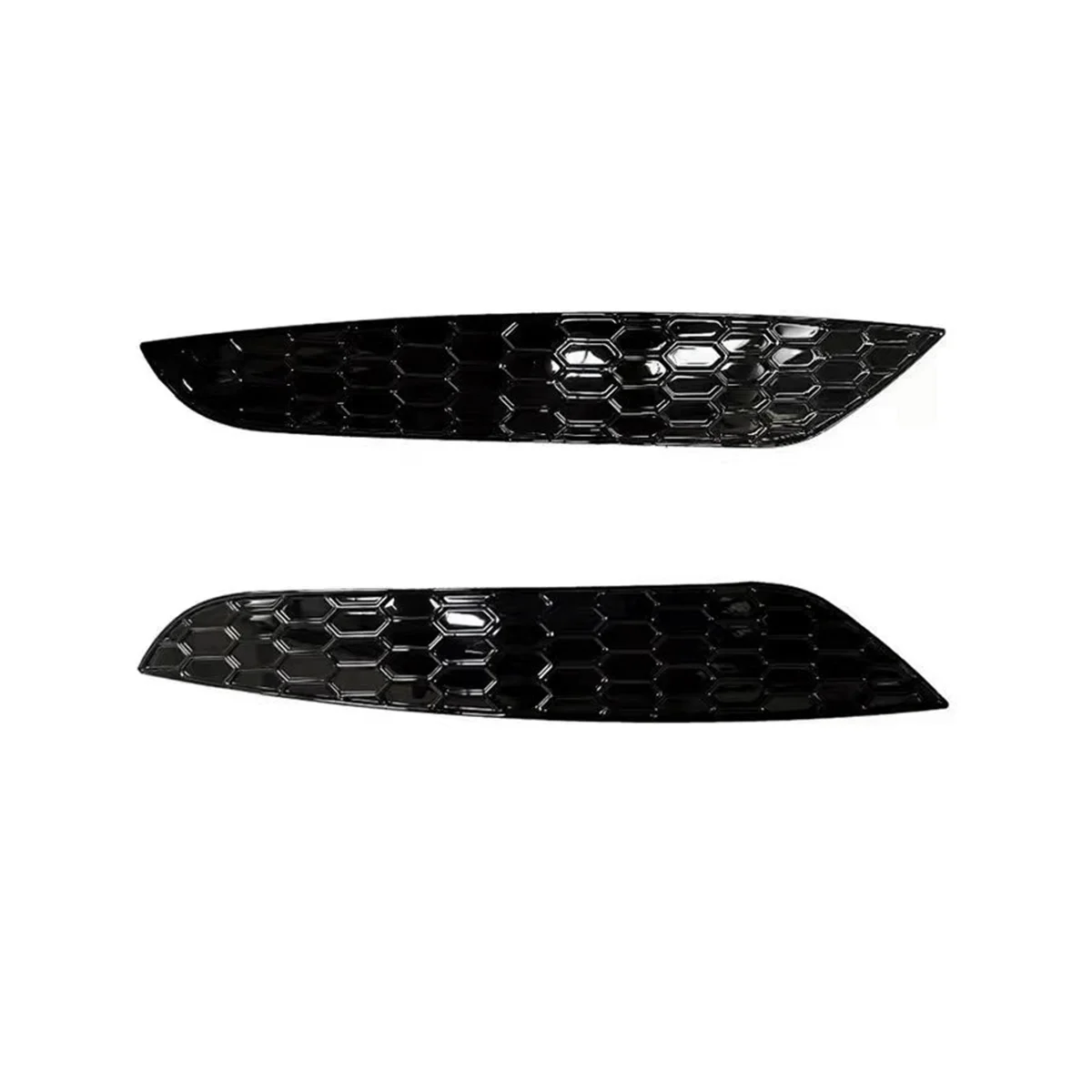 

1Pair Rear Bar Honeycomb Tail Fog Light Cover Trim Styling for Golf 6 Rear Bumper Reflector Strips Sticker