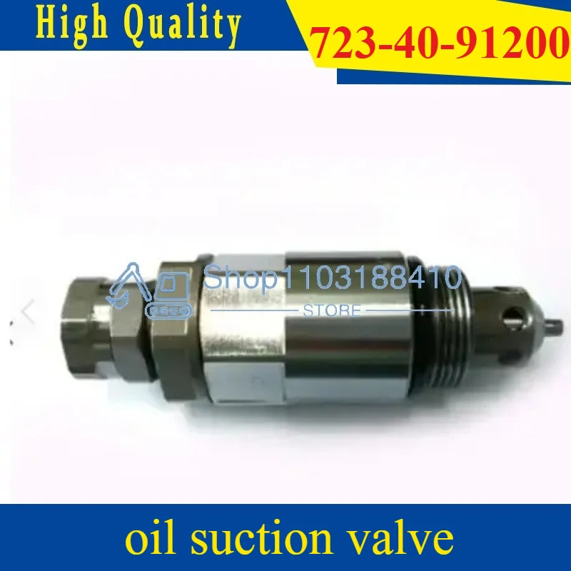 

TOP QUALITY PC200-7 Oil Suction Valve 723-40-91200 for Komatsu Excavator PC200-8 Main Relief Valve