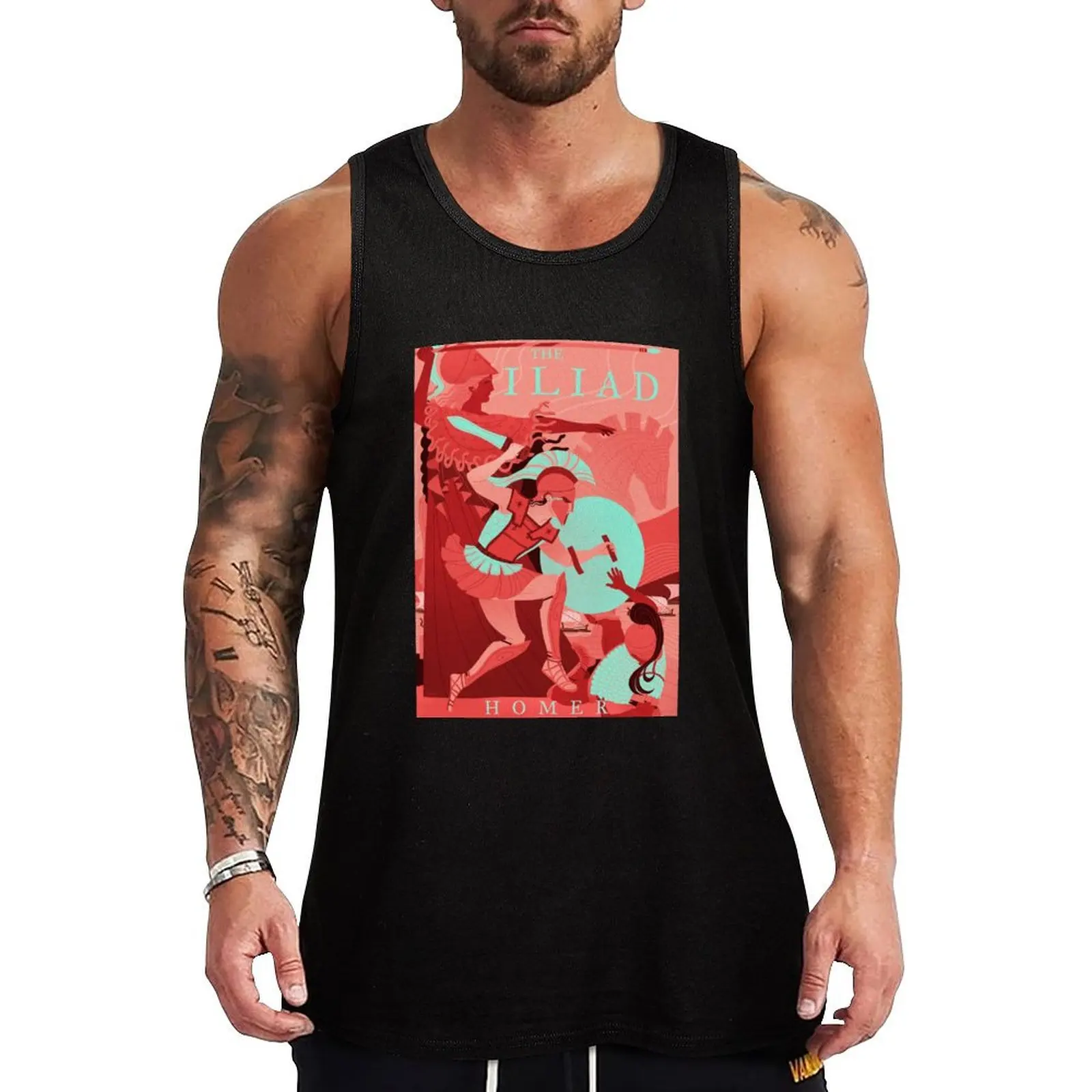 The Iliad Tank Top men clothes sleeveless tshirts for men