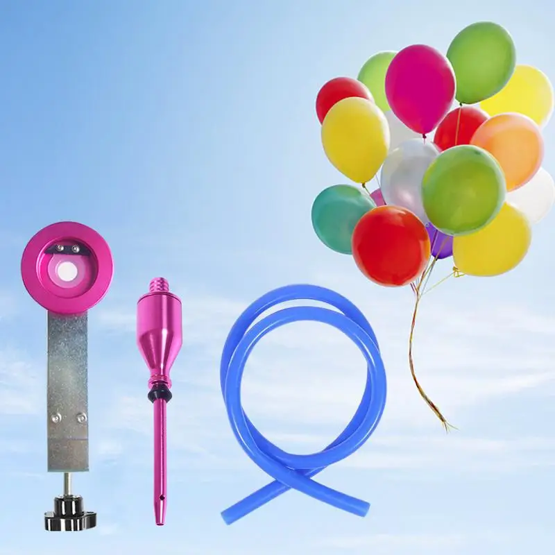 เครื่องมือเติมลูกโป่งที่ยืดลูกโป่งชุดฟิลเลอร์ยืดง่ายต่อการใช้ที่เติมสำหรับตกแต่งบอลลูนศิลปะครบรอบ