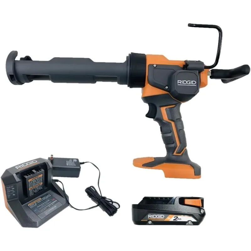 

RIDGID R84044B 18V Cordless 10 oz. Caulk and Adhesive Gun Kit with 18V Battery and Charger (Bulk Packaged)