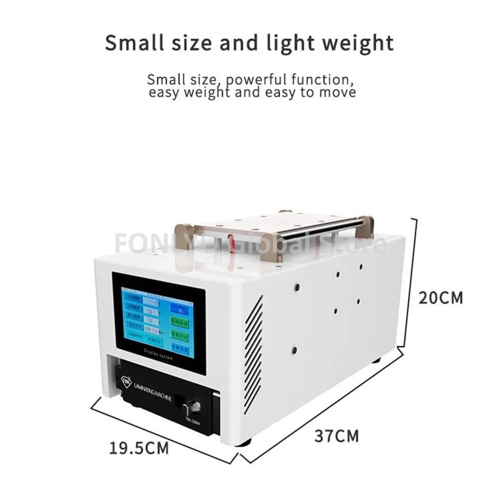 TBK-208M Multi-function Mini Separation Lamination Defoaming Integrated Machine with Built-in Air Compressor and Vacuum Pump