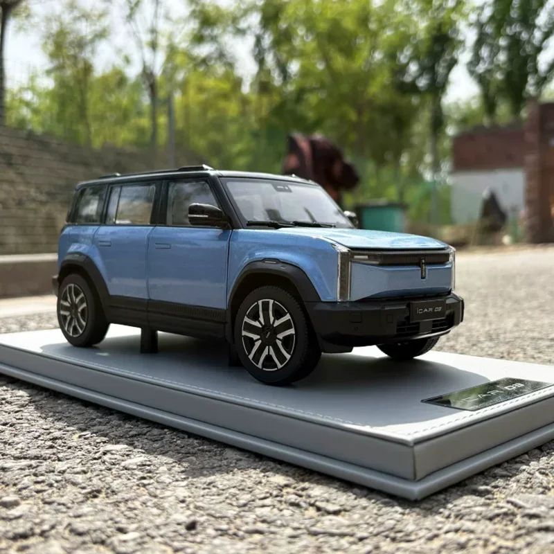 

1/18 iCAR03 SUV Alloy Car Model Diecast Metal New Energy EV Simulation Vehicle Static Display for Collection Holiday Gift