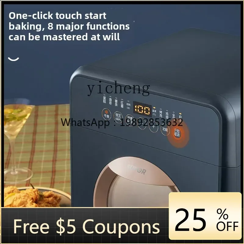 

XL Air Fryer Household Large Capacity Oven Automatic Transparent Visual Multifunctional Baking