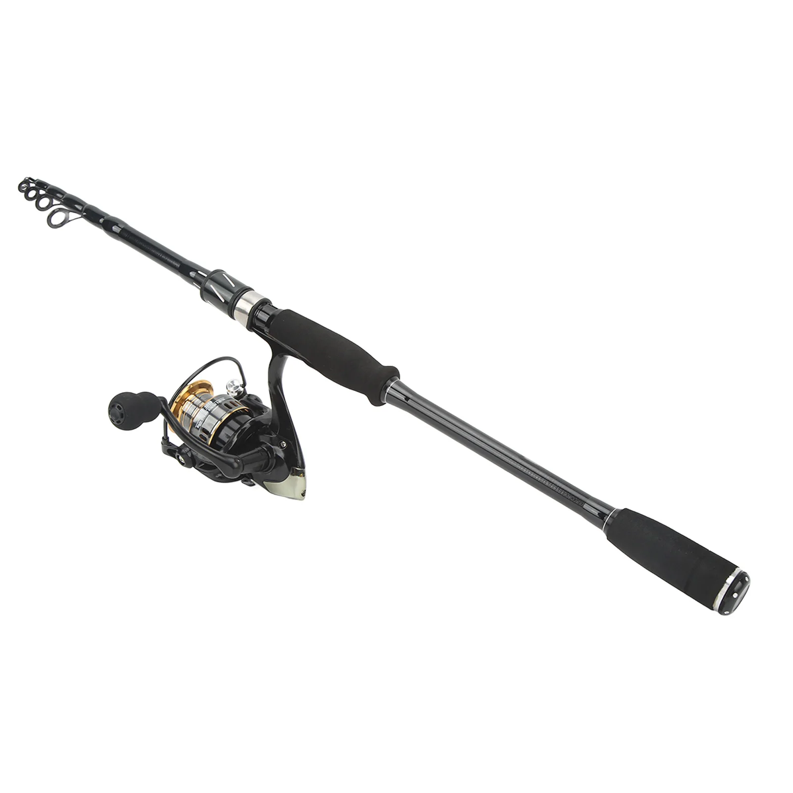 Fishing Rods Set Widely Applicable Large Capacity Metal Wire Cup Fishing Rod and Reel Combo Set Telescopic Rods for Beginners