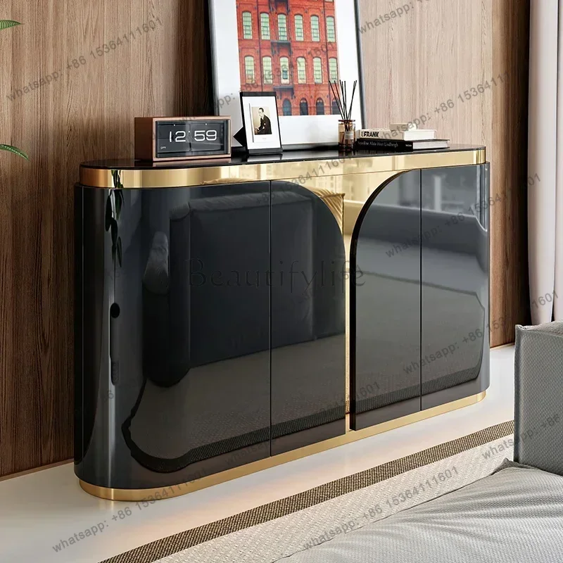 YJ Fashion Living Room Cabinets Organizer Morden Storage Luxury Corner Cabinet Cupboard Entrance Meuble De Rangement Home Furnit