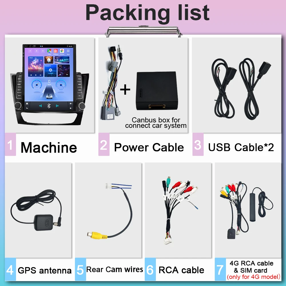 Autoradio Per Mercedes Benz Classe E W211 E200 E220 E300 E350 E240 E270 E280 CLS CLASS W219 Android Auto Carplay WIFI No 2din DVD