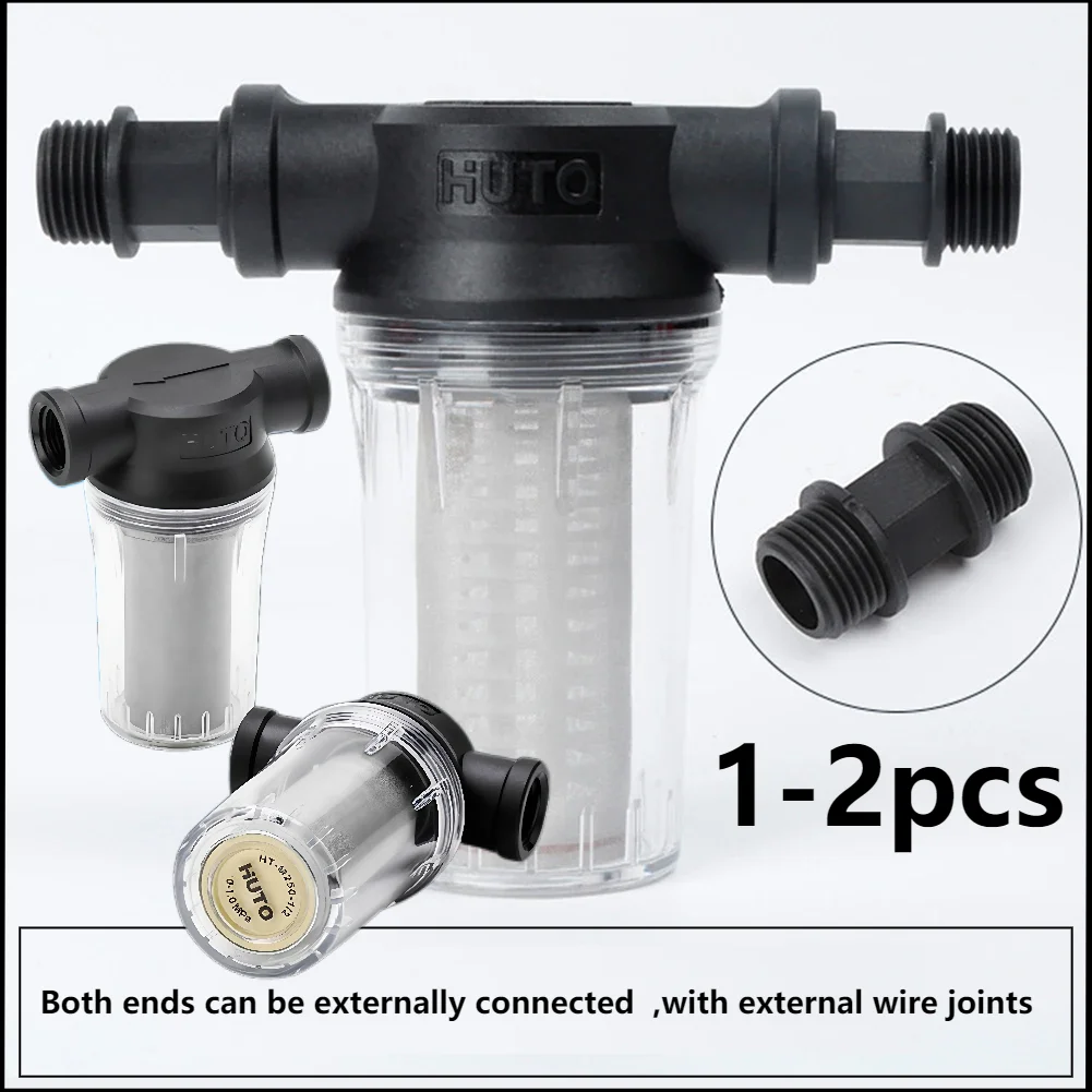 Whole House Spin Down Sediment Water Filter Stainless Steel Spin Down Water Filter Reusable Sediment Filter for Water Tank/Tower