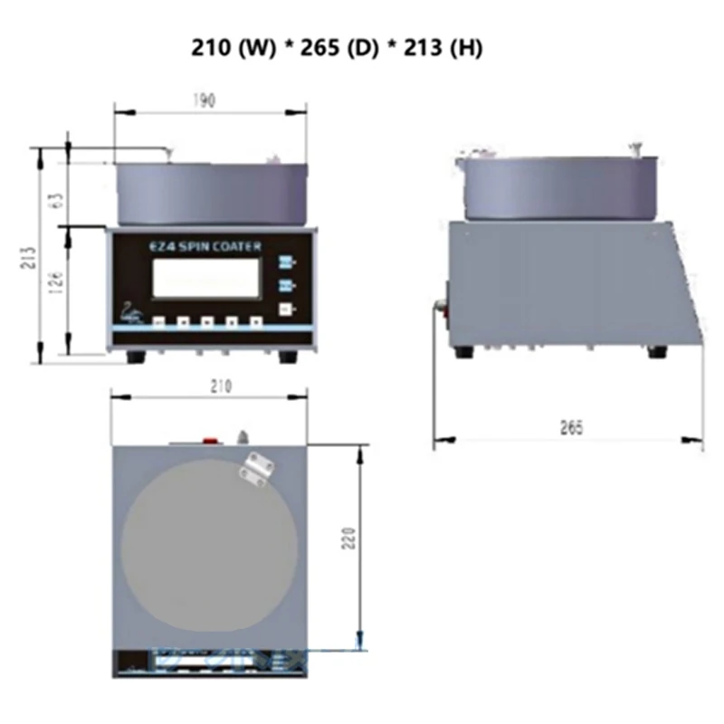 laboratory compact spin coater / Spin Processor EZ4 + Oil-free vacuum pump + VACUUM SPIN CHUCK 110V/220V