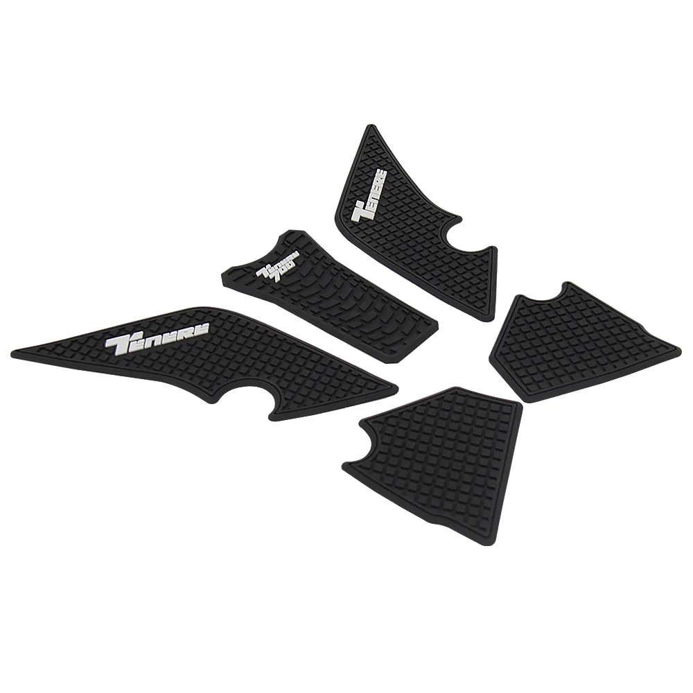 For YAMAHA Tenere 700 T700 XTZ 700 New Motorcycle Rubber Fuel Tank Pad Sticker Non-slip Gas Tanpads Cover Motorcycle Accessories