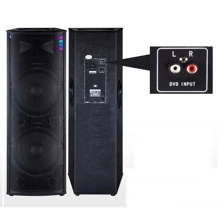 4*15 بوصة مضخم الصوت DJ باس المتكلم نشط قوة كبيرة المهنية المرحلة المتكلم زوج صندوق لغرفة الاجتماعات/الزفاف/الحفلات