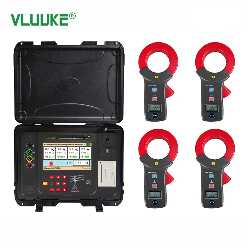 VLUUKE VKCR3250 Digital Display Pylon Earth Resistance Tester
