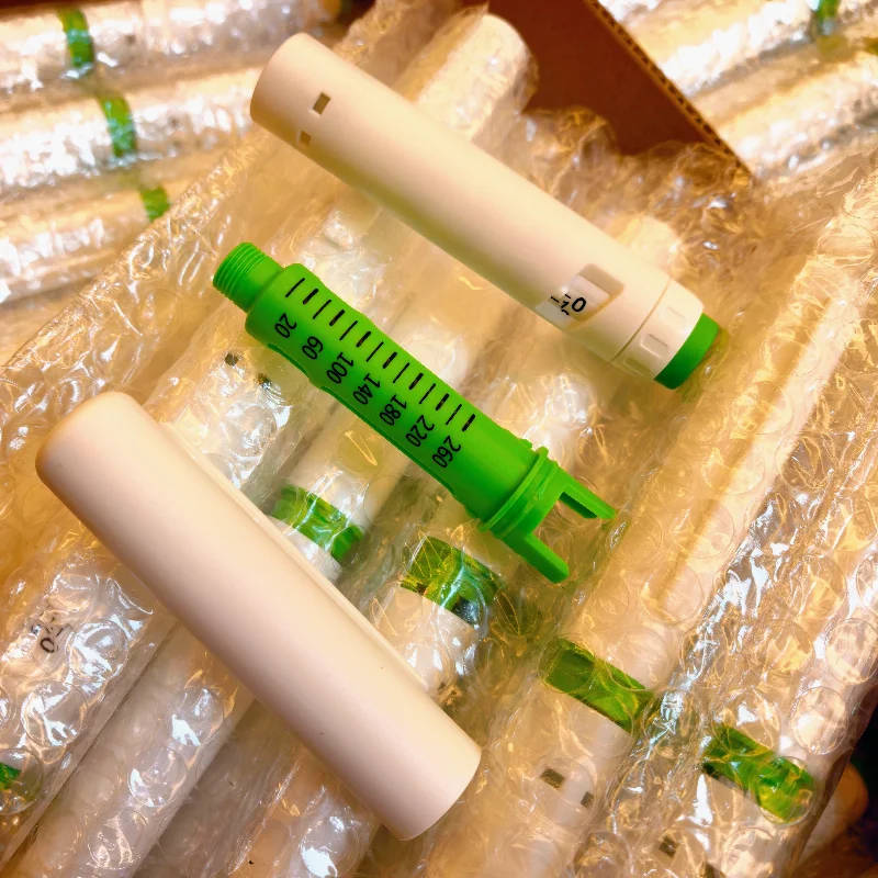 10PCS disposable injection pens, 60U adjustable dosage, titanium pen, insulin injection pen (medication not included)