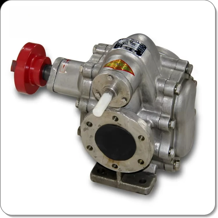 ปั๊มน้ำมันไฮดรอลิกแบบเกียร์ CHKJ-2025NEW จากโรงงานโดยตรง ปั๊มน้ำมันเชื้อเพลิงสำหรับเรือ KCB สแตนเลส ไฟฟ้า แรงดันต่ำ 2