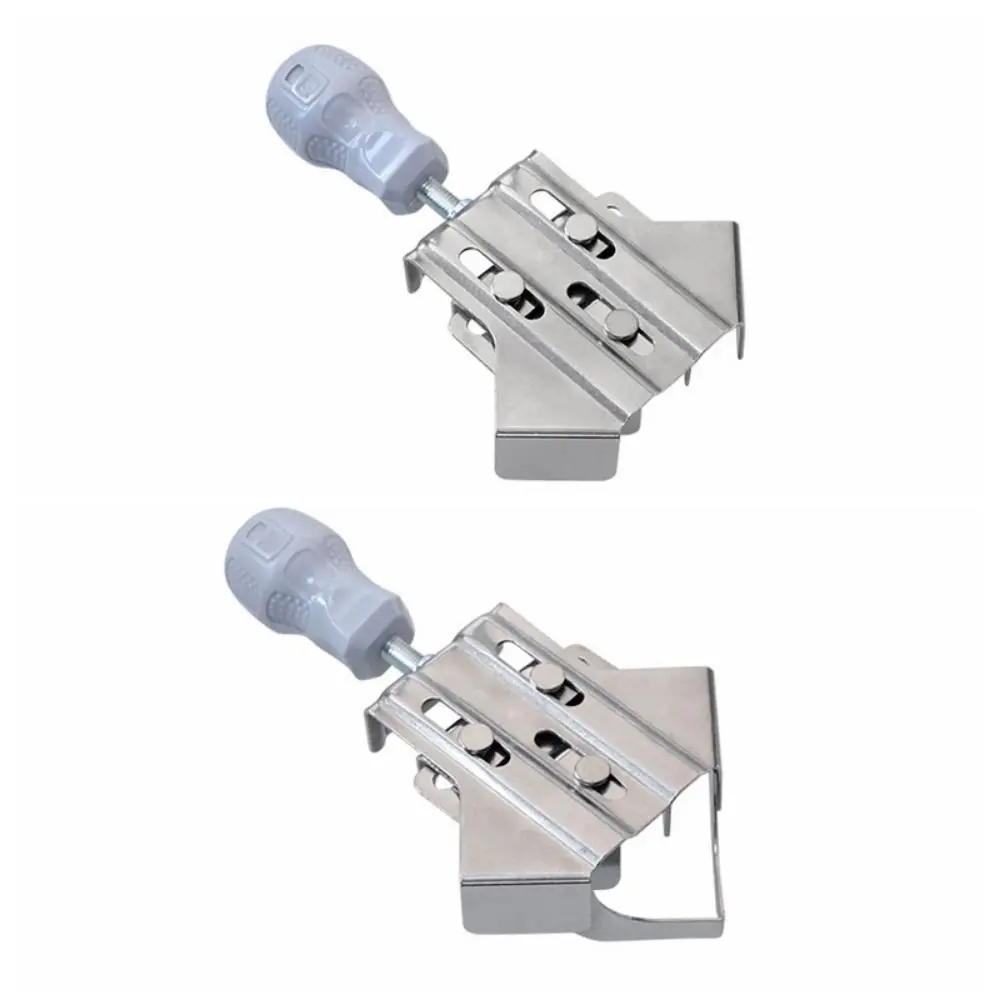 Adjustable Woodworking Splicing Quick Clip Sturdy Ergonomic Handle Right Angle Clamp Stainless Steel Versatile Fixing Clamp