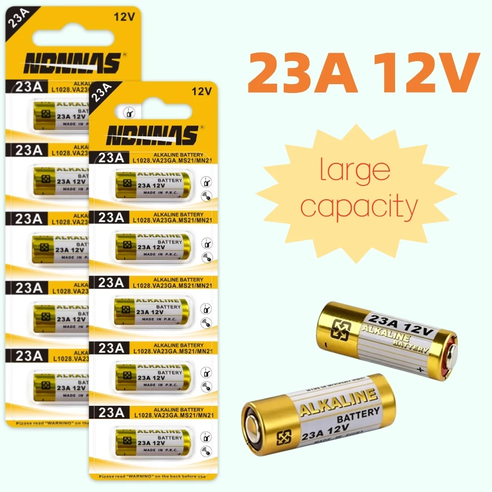 23A12V Remote Control Battery Doorbell Rolling Shutter Door 27A12V Garage Rolling Shutter Door Switch Car Key Anti-theft Alarm