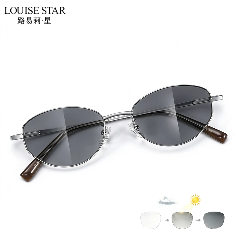 Reading glasses for women, cat's glasses frame, photochromic reading glasses, anti blue light, customizable prescription data