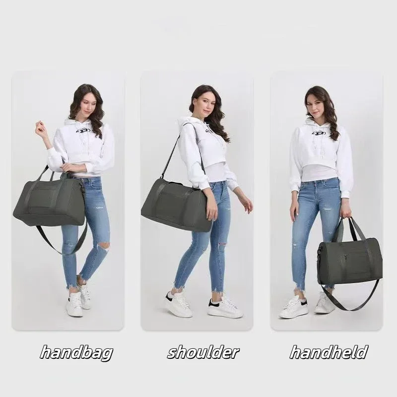 New Style Large Capacity Travel Handle Bag Travel Storage Bag Short Trip Business Shoulder Handbag Trolley Case Luggage Bag