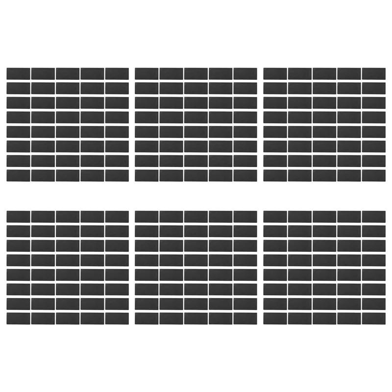 SEWS-Plastic Blanking End Cap Tubing Tube Inserts 25Mmx50mm 240 Pcs Black
