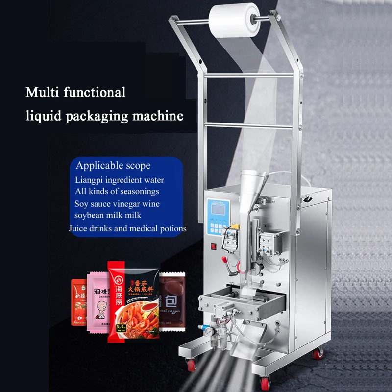 PBOBP Automatic Vertical Form Fill Seal Machine Water, Soy Sauce, Liquid filling Machine Packaging Bagging