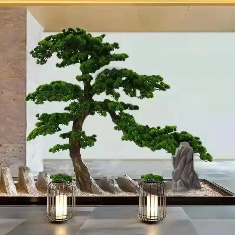 2026 Large Outdoor Indoor Faux Big Tree Green Artificial Pine Tree for Garden Centerpiece Decor