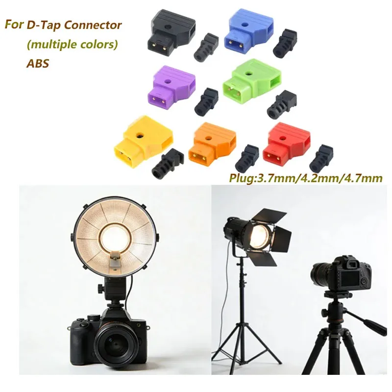D-Tap Male Connector D-Tap Plug DIY Tap for DSLR Camera Power Cable V Mount