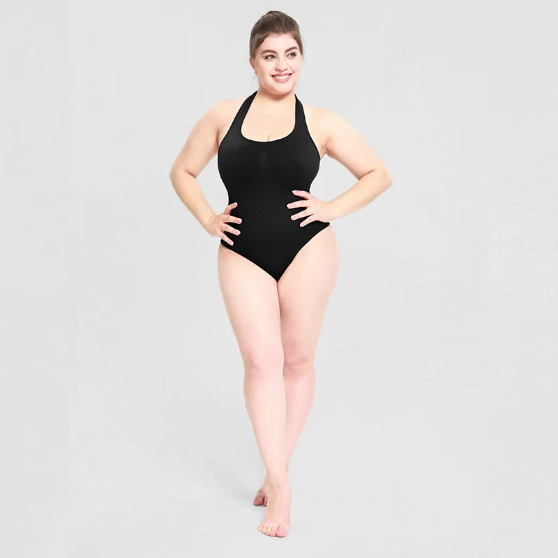 

Large size corset body sculpting T-shaped waist sculpting summer neck sculpting onesie 2025 new