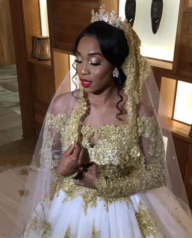 White and Gold Wedding Dress for the Modern African Bridal Woman: A  Real-World Review